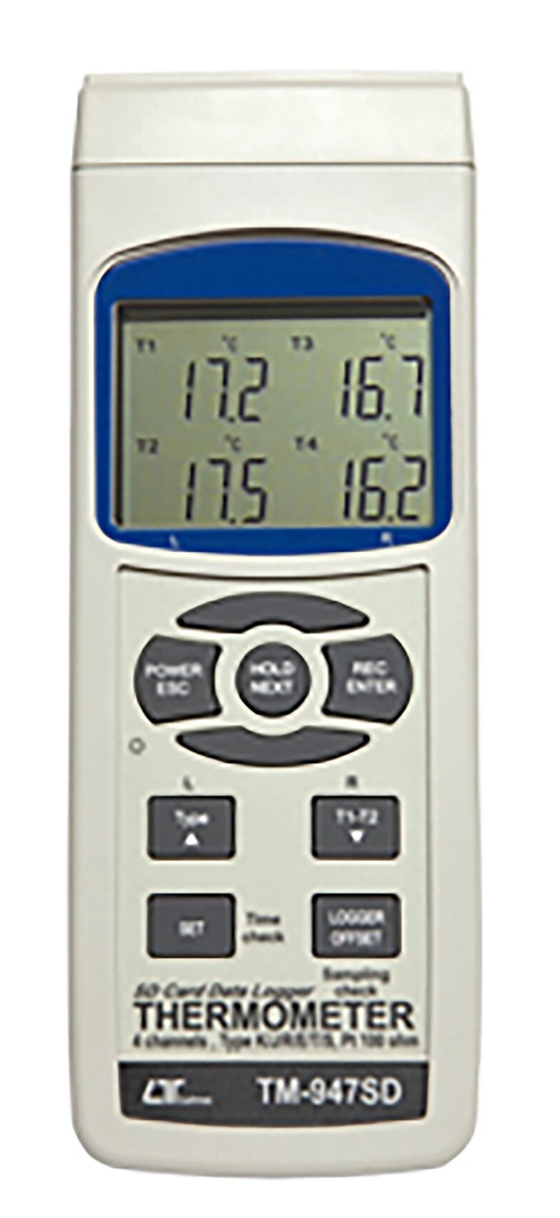 Termómetro TM 947 SD multicanal con datalogger