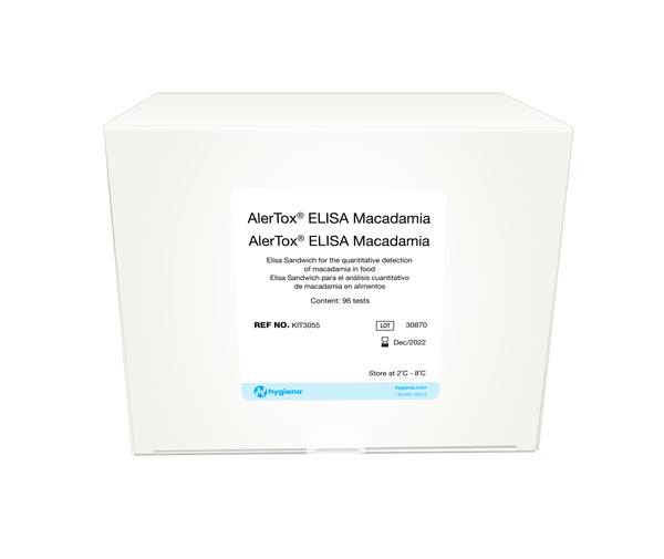 AlerTox® ELISA Macadamia - Kit cuantitativo de detección de alérgenos de la nuez de macadamia